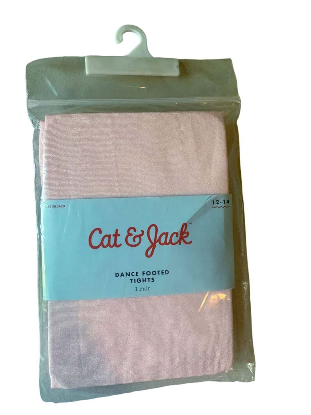 Cat & Jack Girls Dance Footed Tights Pink Size 12-14